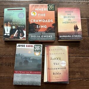 Assorted Books lot of 5